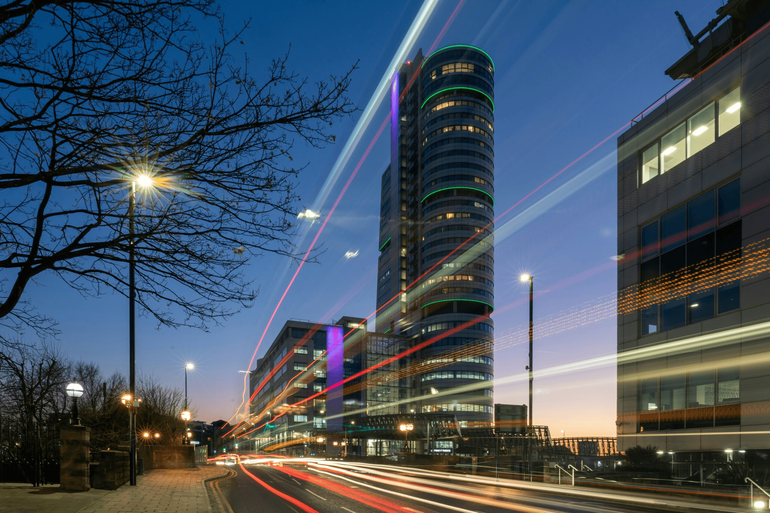 Modern office workspace